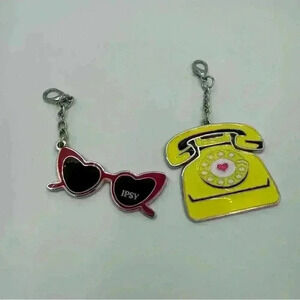 IPSY Keychain Sunglasses & Telephone
